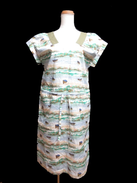 ローラアシュレイ Laura Ashley ワンピース ひざ丈 総柄 2 Ft レディース 176 ベクトルパーク