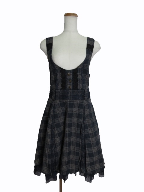 未使用品 アクシーズファム Axes Femme チェックジャンドレ スカート ワンピース M ネイビー Ft レディース 176 ベクトルパーク 未使用品 アクシーズファム Axes Femme チェックジャンドレ スカート ワンピース M ネイビー Ft レディース 176 ベクトルパーク