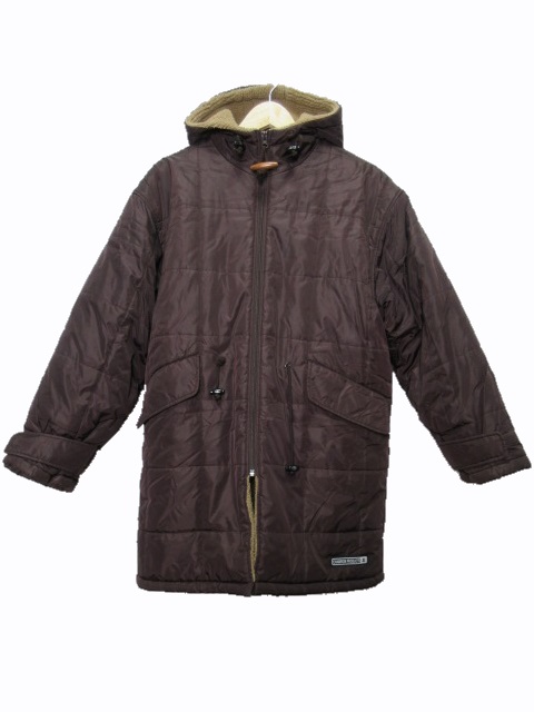 チャンピオン Champion 裏ボア ナイロンコート ジャケット S ブラウン 茶 Ft メンズ 176 ベクトルパーク