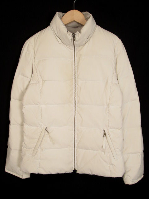 クミキョク 組曲 Kumikyoku ダウンジャケット リバーシブル 3 白 ベージュ レディース 176 ベクトルパーク