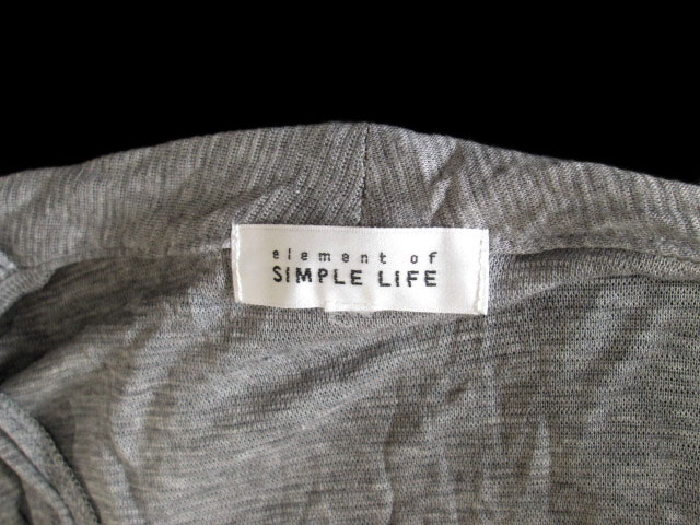 エレメント オブ シンプルライフ Element Of Simple Life レナウン カーディガン ニット グレー レディース 176 ベクトルパーク