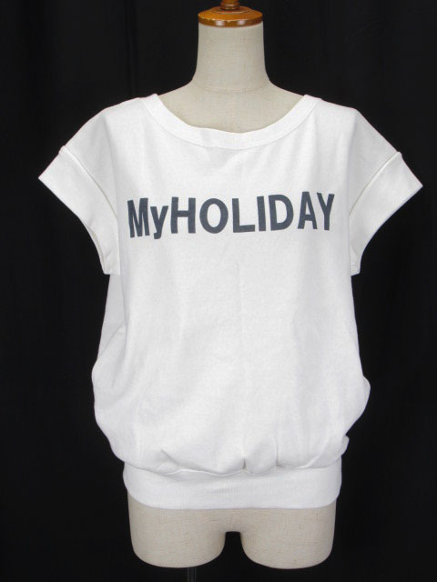 FRAMeWORK - 新品 フレームワーク ミニウラケ ハーフスリーブ MyHOLIDAY フレームワーク Framework トレーナー ミニウラケ ハーフ