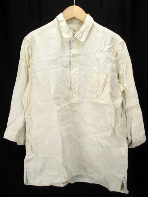 B Y ユナイテッドアローズ Beauty Youth ビューティー ユース シャツ プルオーバー 七分袖 リネン M ベージュ メンズ 176 ベクトルパーク B Y ユナイテッドアローズ Beauty Youth ビューティー ユース シャツ プルオーバー 七分袖 リネン M ベージュ メンズ 176 ベクトルパーク