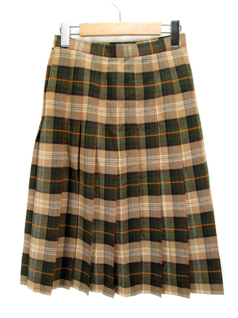 The scotch house ザスコッチハウス チェック 伝わっ プリーツ スカート