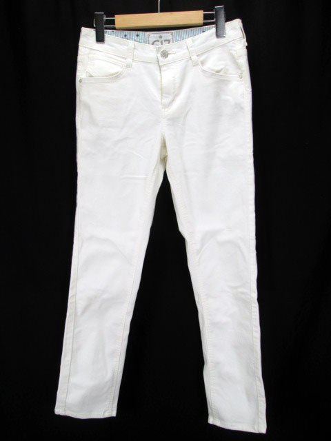 エドウィン Edwin C Seventeen パンツ デニム スキニー S 白 ホワイト レディース 176 ベクトルパーク