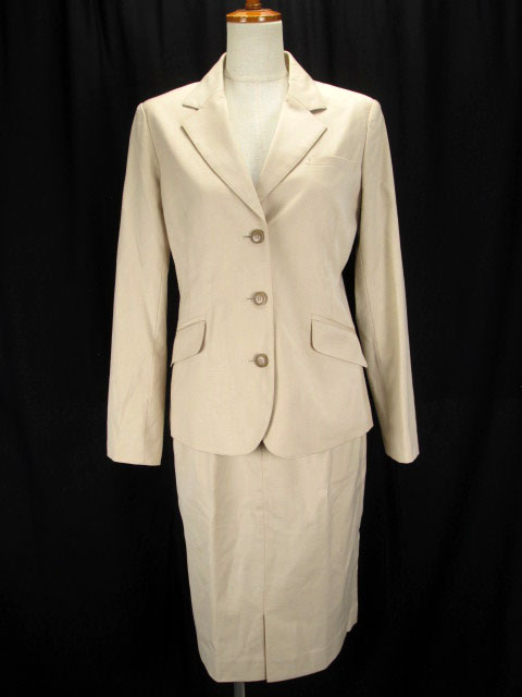 ハッシュアッシュ Hushush スーツ ジャケット スカート ウール混 2 ベージュ レディース 176 ベクトルパーク