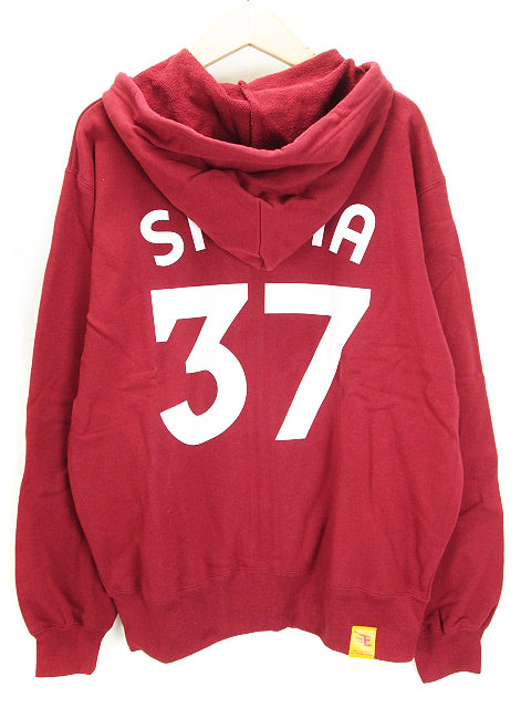 楽天イーグルス パーカー ジップアップ 37 嶋 基宏 M 赤 メンズ