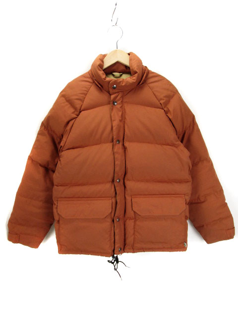 ウッズ WOODS カナダ製 ジャケット ダックダウン フード S ブラウン  