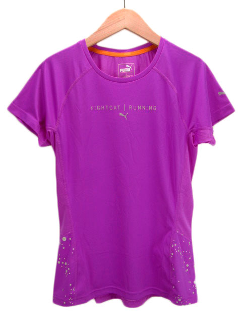 プーマ Puma Tシャツ Nightcat Illuminate ランニング M 紫 レディース 176 ベクトルパーク