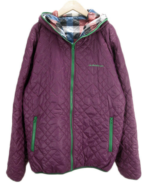 クイックシルバー QUIKSILVER ジャケット ブルゾン 中綿 リバーシブル 
