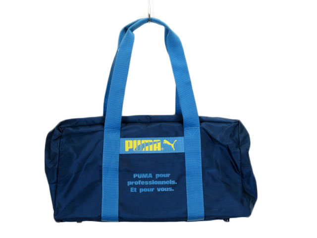 プーマ Puma ボストンバッグ ナイロン ロゴ 紺 ネイビー 青 ブルー メンズ レディース 176 ベクトルパーク