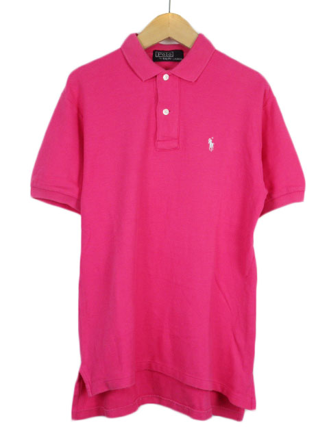ポロ ラルフローレン Polo Ralph Lauren カットソー ポロシャツ ポニー 刺繍 半袖 国内正規 ピンク メンズ 176 ベクトルパーク