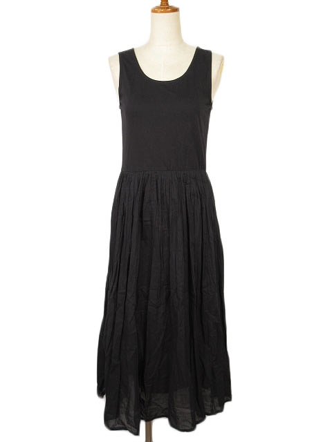 ケイビーエフ Kbf アーバンリサーチ ギャザータンクマキシワンピース One 黒 ブラック レディース 176 ベクトルパーク