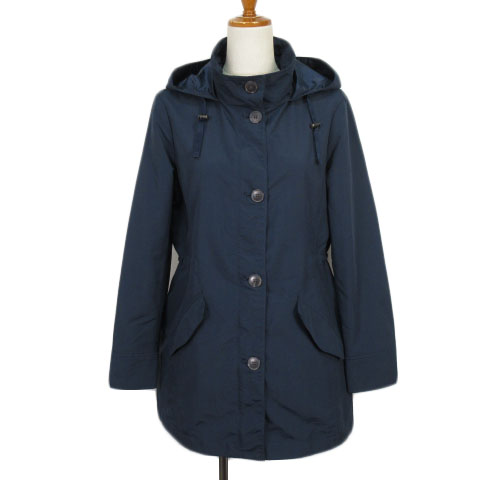 ランズエンド Lands End ジャケット マウンテンパーカー 撥水加工 ナイロン M 紺 ネイビー レディース 176 ベクトルパーク