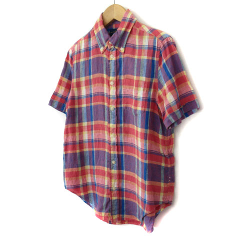 ラルフローレン RALPH LAUREN シャツ ボタンダウン マドラス