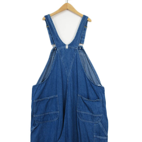 キイ KEY 大きいサイズ パンツ オーバーオール デニム 50 青