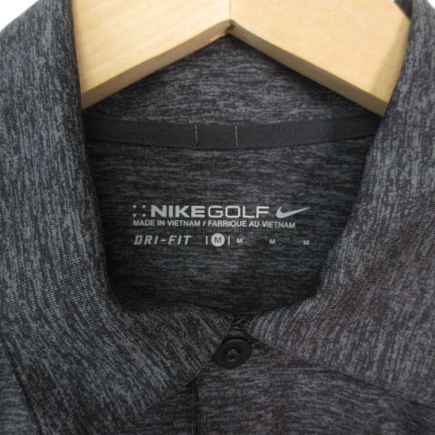 ナイキゴルフ NIKE GOLF DRI-FIT ポロシャツ メランジ
