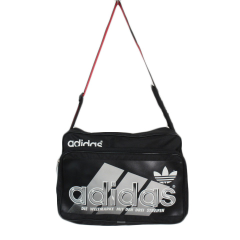 アディダス adidas デサント製 ビンテージ バッグ ショルダー