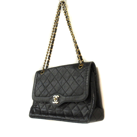 シャネル CHANEL マトラッセ チェーン ショルダーバッグ 黒