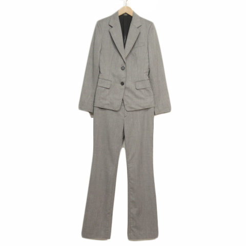 アンタイトル Untitled On Closet スーツ ジャケット パンツ ヘリンボーン ウール 2 グレー レディース 176 ベクトルパーク