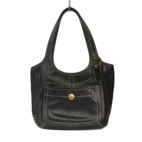 コーチ COACH 11285 バッグ エルゴ レザー トート 黒 ブラック 