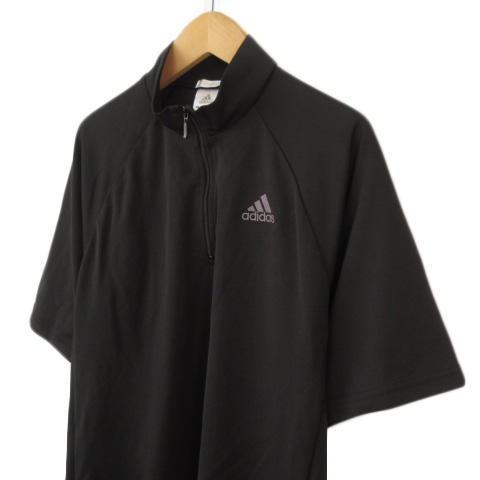 アディダス adidas CLIMA365 カットソー ハーフジップ 半袖 M