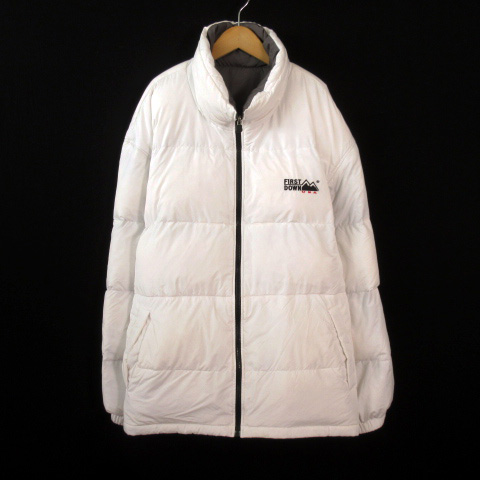 ファーストダウン FIRST DOWN ダウンジャケット リバーシブル 4L  