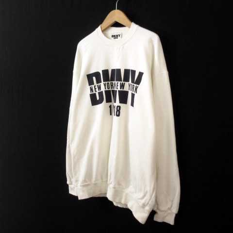 ダナキャランニューヨーク DKNY JEANS 90s USA製 トレーナー クルー 