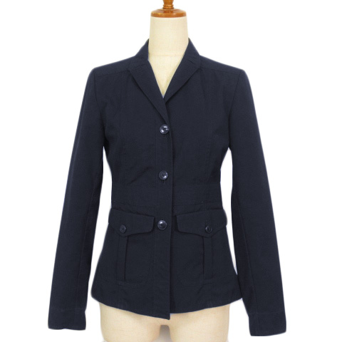 ミュウミュウ miumiu ヴィンテージ シャツジャケット 38 イタリア製 紺  