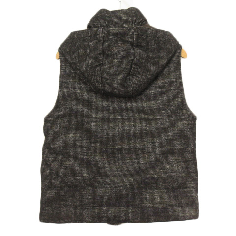 ギャップ GAP ダウンベスト ウール S 黒 ブラック レディース 176