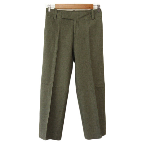 ジーヴィージーヴィー G.V.G.V パンツ ストレート センタープレス  