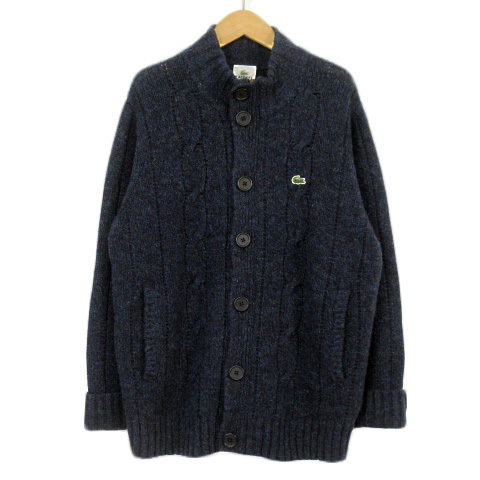 ラコステ LACOSTE ジャケット ニット ジップアップ ウール 5 国内正規