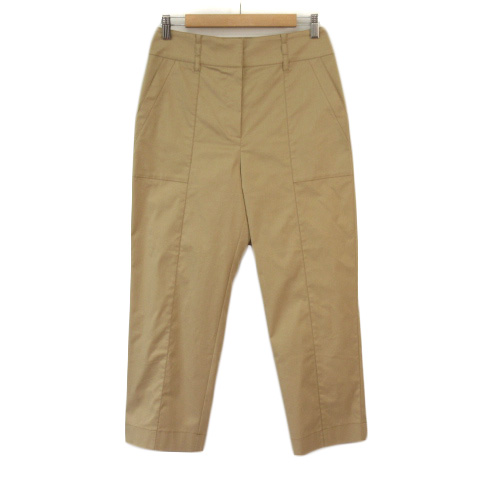 エルミダ EL MIDAS パンツ テーパード ハイウエスト 38 ベージュ  