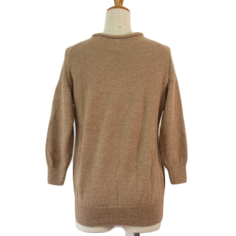 無印良品 良品計画 セーター ニット アルパカ XS～S 茶 ブラウン