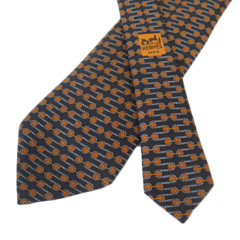 90s HERMES Vintage ガンクラブ チェック ネクタイ 千鳥柄 90s HERMES Vintage ガンクラブ チェック ネクタイ 千鳥柄