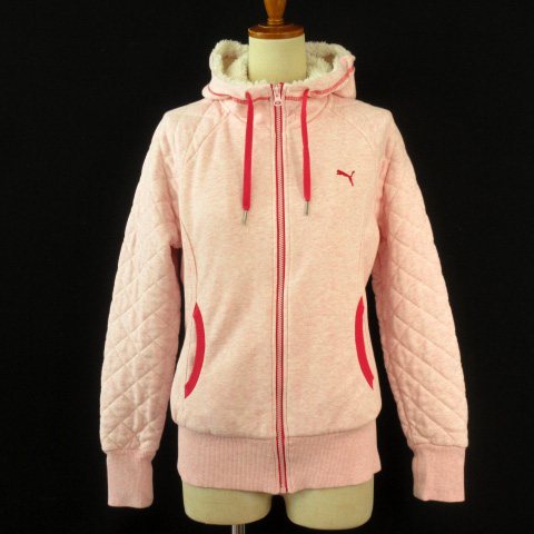 プーマ PUMA ボアライニング スウェットジャケット O ピンク