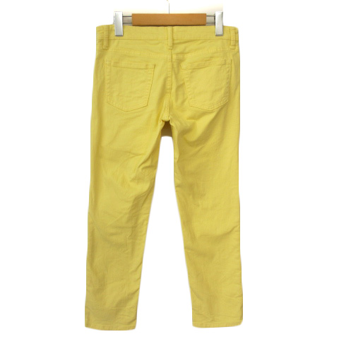 ギャップ GAP JEANS パンツ ジーンズ デニム クロップド 4 黄 イエロー レディース