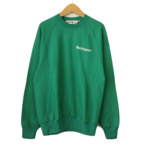 マンシングウェア MUNSINGWEAR 90s トレーナー スウェット ロゴ 刺繍 M 