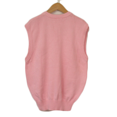 ラコステ LACOSTE ヴィンテージ ベスト ニット Vネック コットン 3