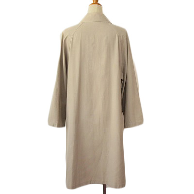 DAKS ダックス ライナー付きコート ベージュ 9 美品】DAKS ダックス ロングコート ホワイト ベージュ系 9AR