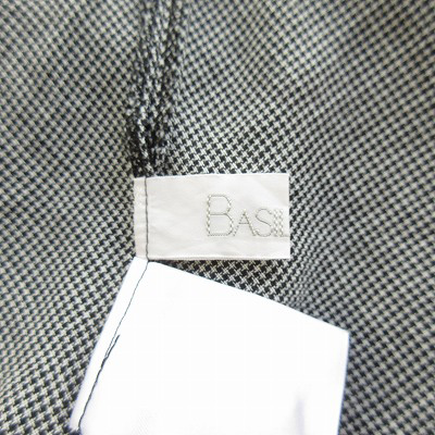 バジーレ BASILE 28 カットソー フード パーカー 総柄 半袖 リネン 9