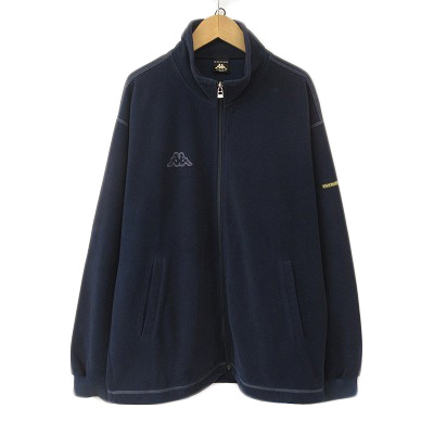 カッパ kappa 90s トラックジャケット フリース 96 紺 ネイビー メンズ