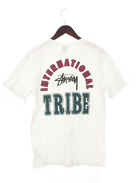 Stussy ロゴプリント Tシャツ M ホワイト