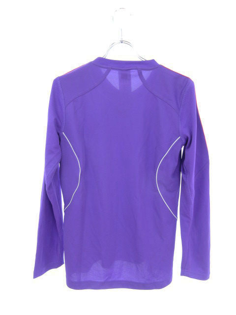 アディダス Adidas スポーツウェア Tシャツ ロゴ メッシュ 長袖 M 紫 パープル 国内正規 Au レディース 178 ベクトルパーク