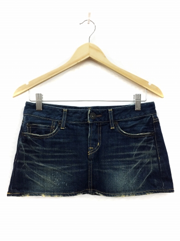 マウジー moussy ヴィンテージ VINTAGE スカート 台形 ミニ デニム 