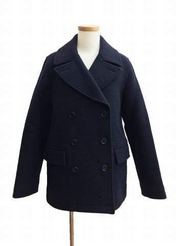 マーガレットハウエル Margaret Howell コート Pコート ピーコート カシミヤ混 2 紺 ネイビー Af33 レディース 1 ベクトルパーク