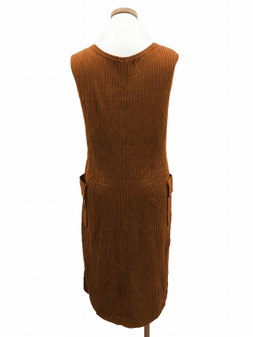 エミ アトリエ Emmi Atelir ワンピース ニット ロング ミモレ ノースリーブ ウール混1 茶 ブラウン As27 レディース 1 ベクトルパーク