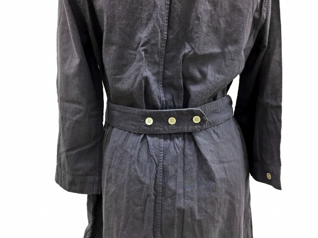 マーガレットハウエル Mhl ワンピース ロング ミモレ 七分袖 1 紫 パープル As38 レディース 1 ベクトルパーク