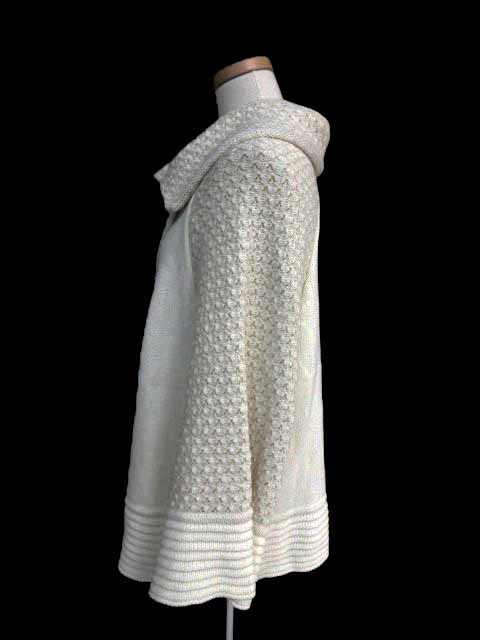 ビアッジョブルー Viaggio Blu ポンチョ サイズ2 M 黒 レディース フォックスファー/春・秋物 美品 ジャケット Viaggio Blu ビアッジョブルー ポンチョ