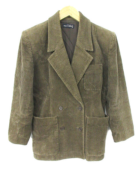 ミスクロエ miss chloe ジャケット テーラード コーデュロイ 長袖 40  